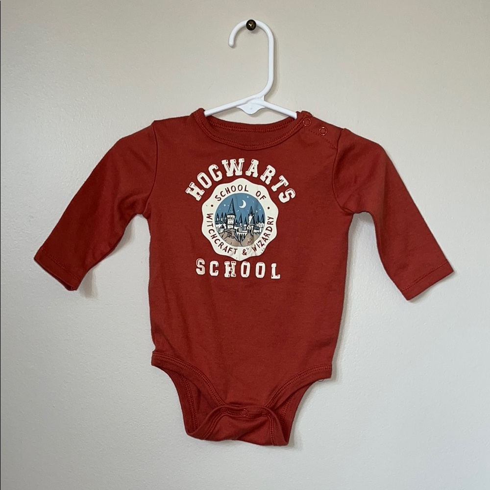 Hogwarts School Red Bodysuit